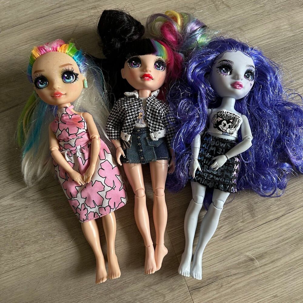Rainbow High Fashion Dolls Lot - Amaya Raine Jett Dawson Uma Van Hoose